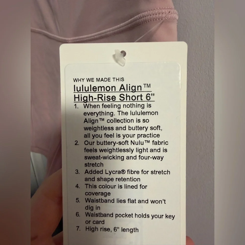 lululemon Align High-Rise Short 6
